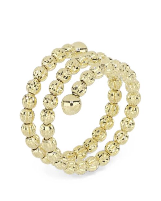 Desmo Metallic Crystal Spiral Perlenring