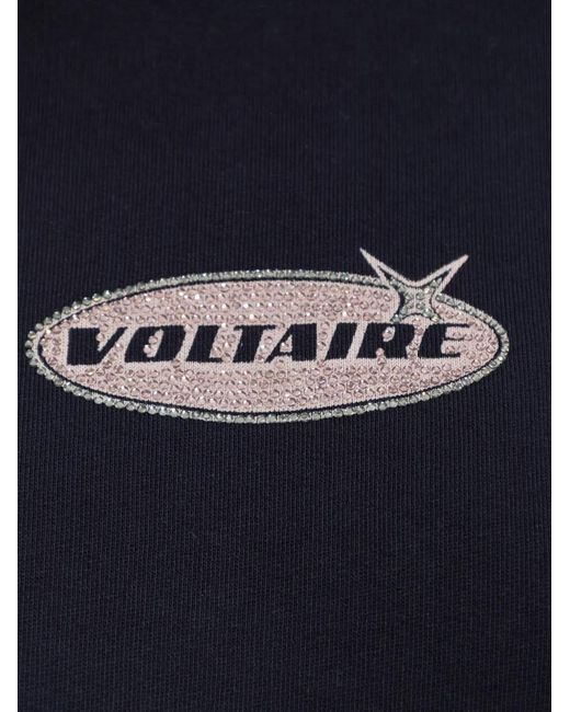Zadig & Voltaire Blue Georgy Hooded Sweater