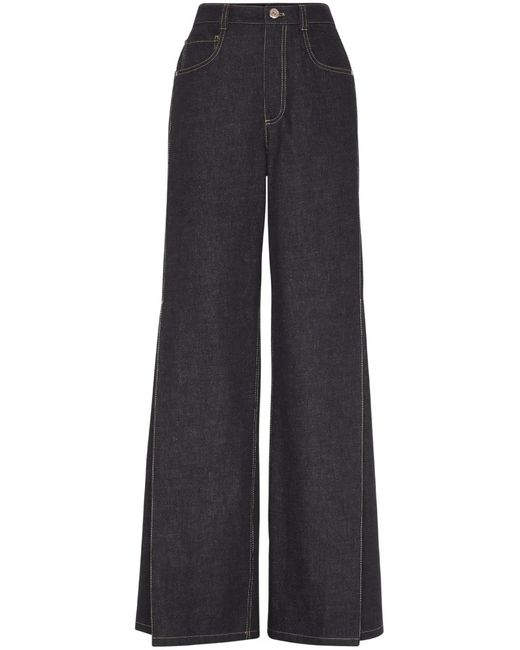 Brunello Cucinelli Blue Flared Jeans