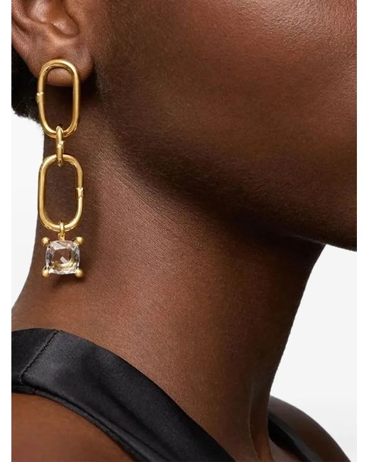 Tous Metallic Small Crystal Pendant