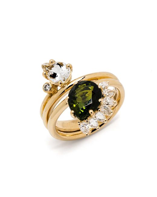 Pascale Monvoisin Metallic 18Kt Sun Nº4 Ring