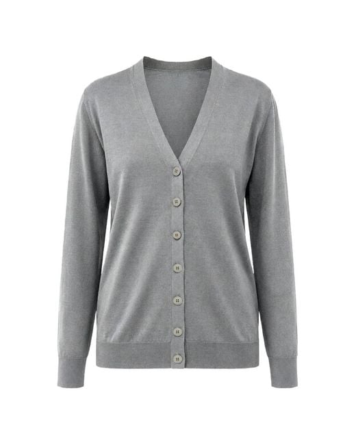 Mrz Gray V-Neck Wool Cardigan