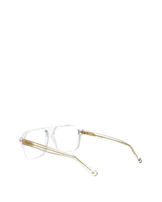 DSquared² Brille Mit Eckigem Gestell in White für Herren