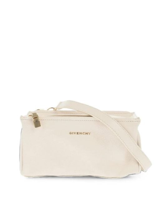 Givenchy Natural Pandora Leather Shoulder Bag