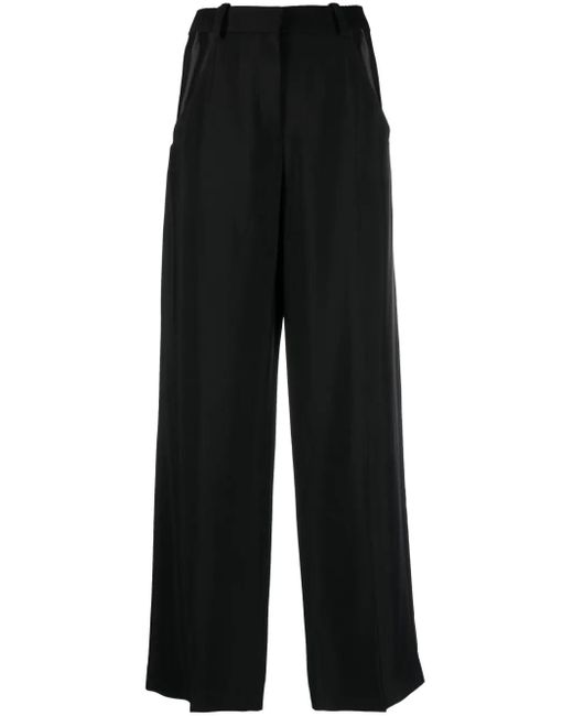 Pantalones anchos con aberturas Mugler de color Black