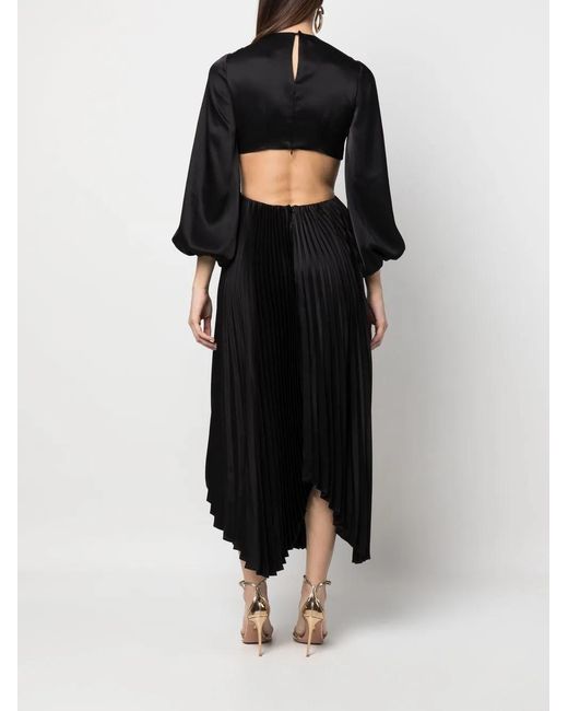 V:PM ATELIER Black Cut-Out Back Dress