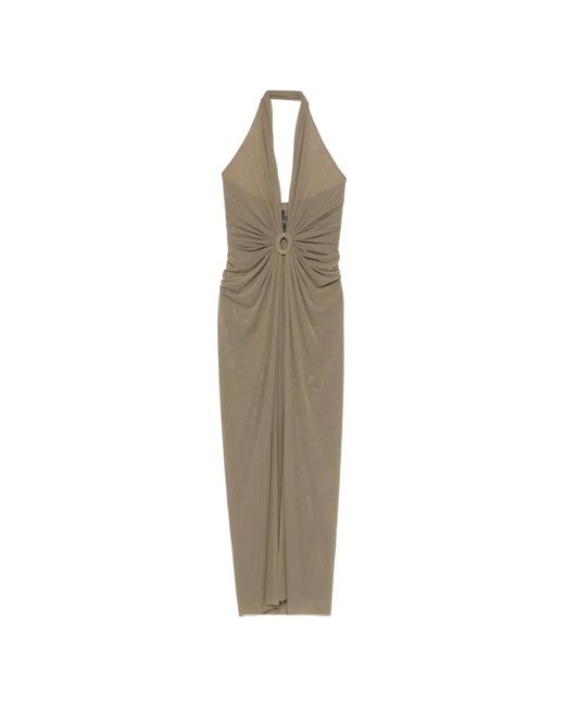 Fisico Natural Gathered Ring Dress
