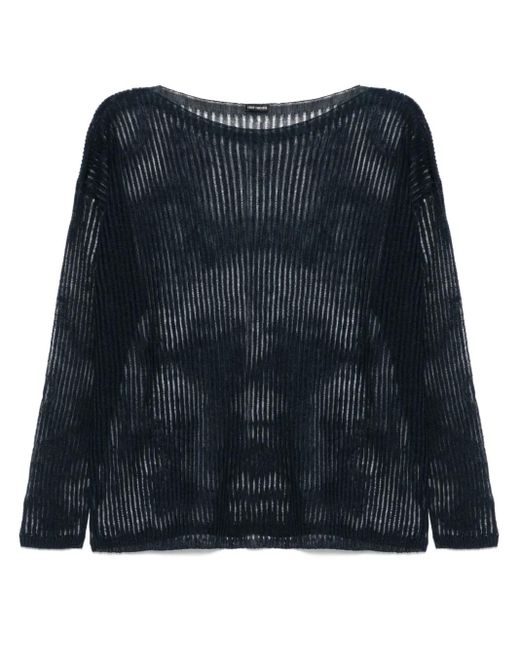 Iris Von Arnim リネントップ Blue