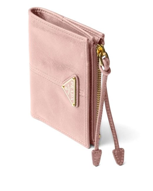 Prada レザー 財布 S Pink