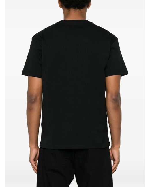 Givenchy Black Logo-Appliqué T-Shirt for men