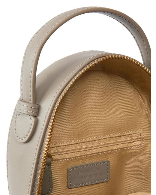 Pinko White Love Click Matelassé Backpack