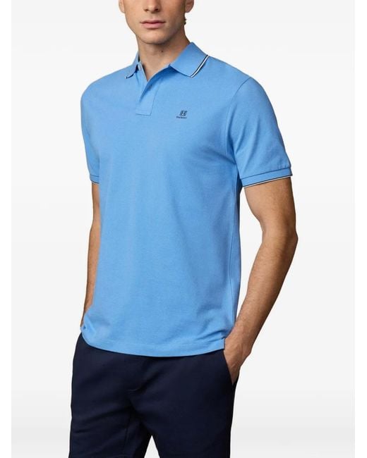 Hackett Blue Heritage H Polo Shirt for men