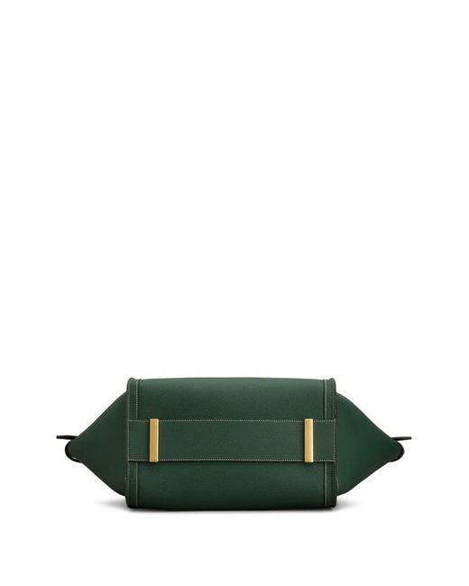 Tod's Green Medium Leather Tote