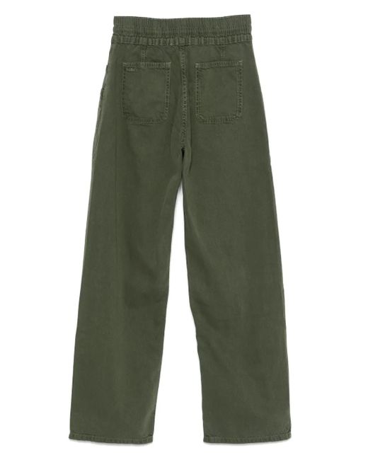 Ba&sh Green Fima Straight Trousers