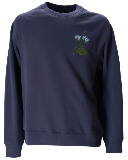 メンズ Paul Smith フローラル スウェットシャツ Blue