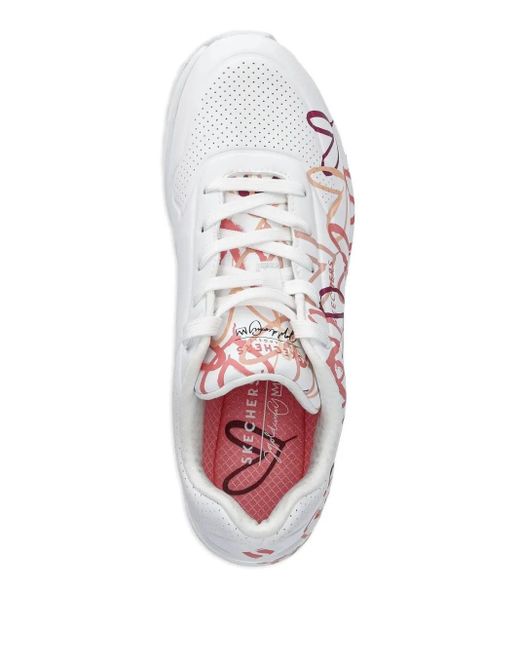 Skechers Pink Spread The Love Sneakers