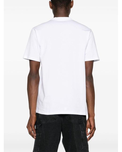 Carhartt White Palette-print Cotton T-shirt for men