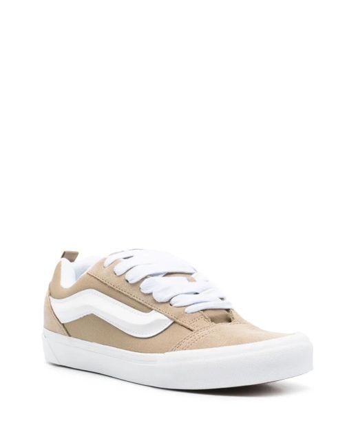Vans White Knu Skool Sneakers for men