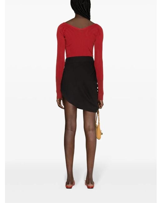 Jacquemus Black La Saudade Mini Skirt