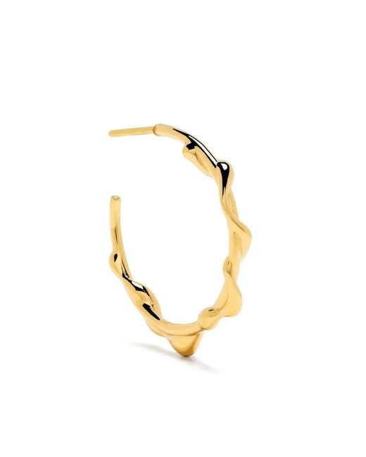 Maria Black Metallic Nuri 25 Hoop Earring