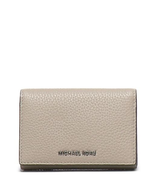 メンズ Michael Kors Hudson ぺブルレザー 財布 Gray