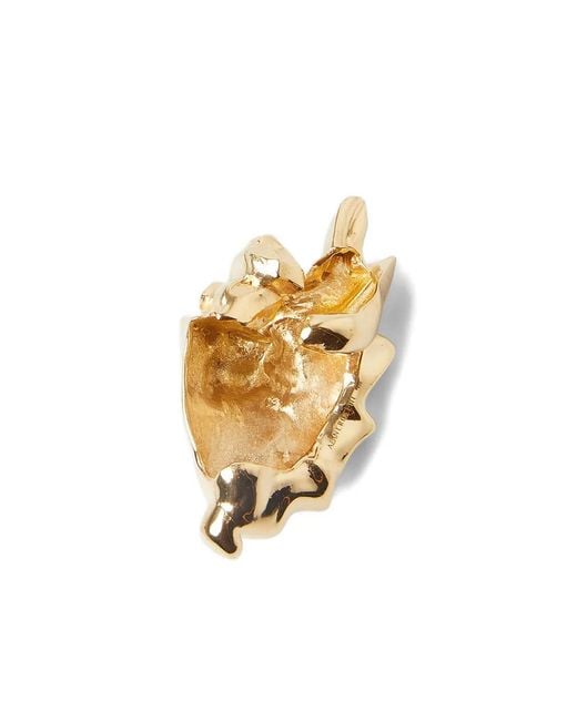 ALAN CROCETTI Metallic Shell-Design Ear Cuff