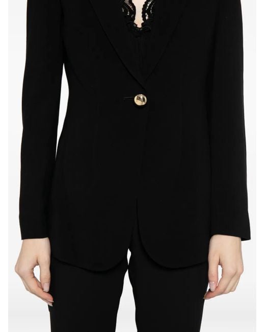 Saiid Kobeisy Black Single Breasted Tailored Blazer