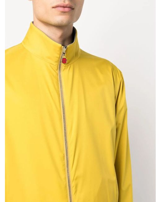 Veste Bomber À Col Montant Kiton pour homme en coloris Yellow