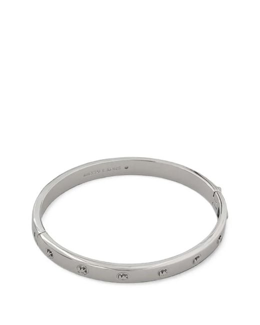 Michael Kors Metallic Armreif Mit Logo
