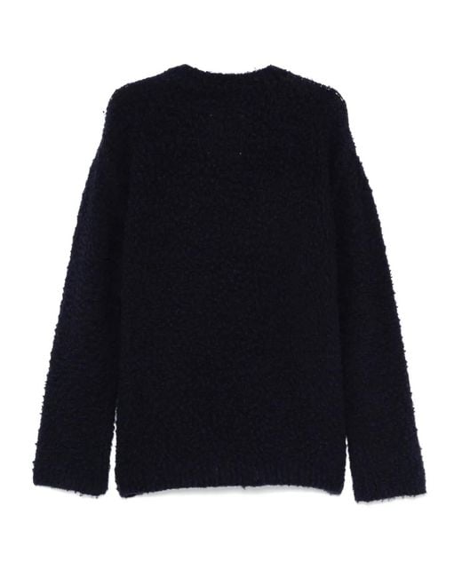 Uma Wang Blue Brushed Sweater for men