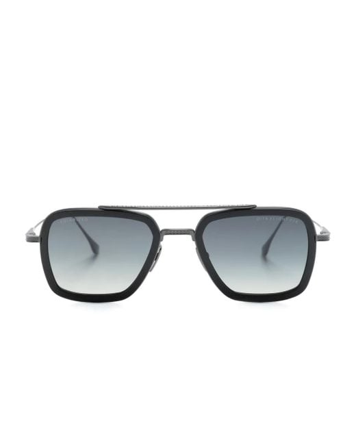 Dita Eyewear Black Flight.006 Square-Frame Sunglasses