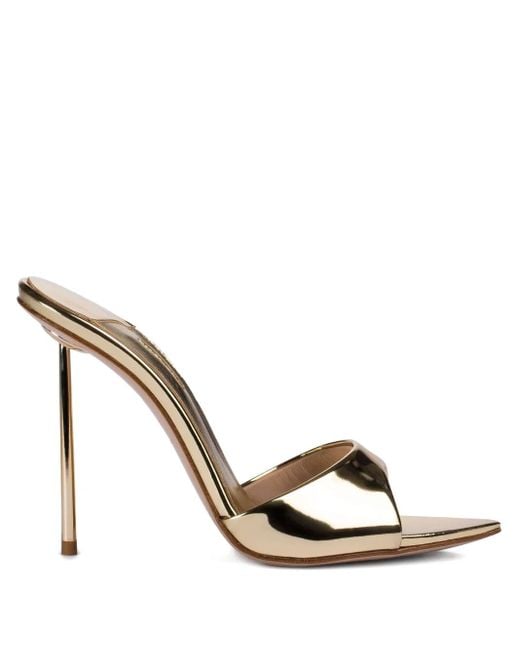 Le Silla Bella Metallic Open-Toe Sandals