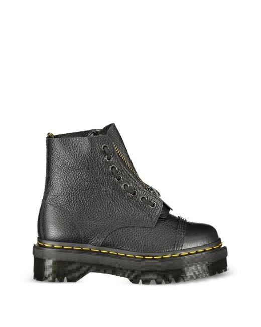 Dr. Martens Black Sinclair Platform Boots