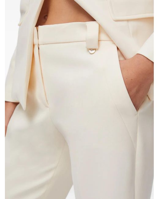 Liu Jo White Flared Trousers