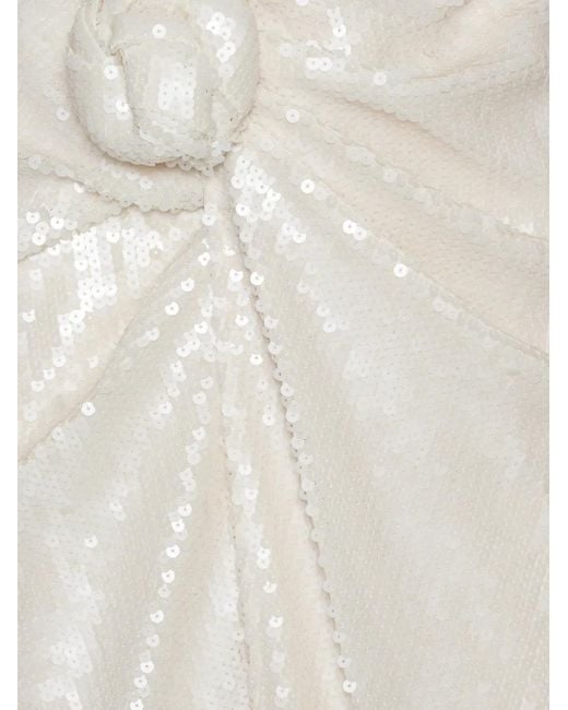 ROTATE BIRGER CHRISTENSEN White Jupe À Sequins