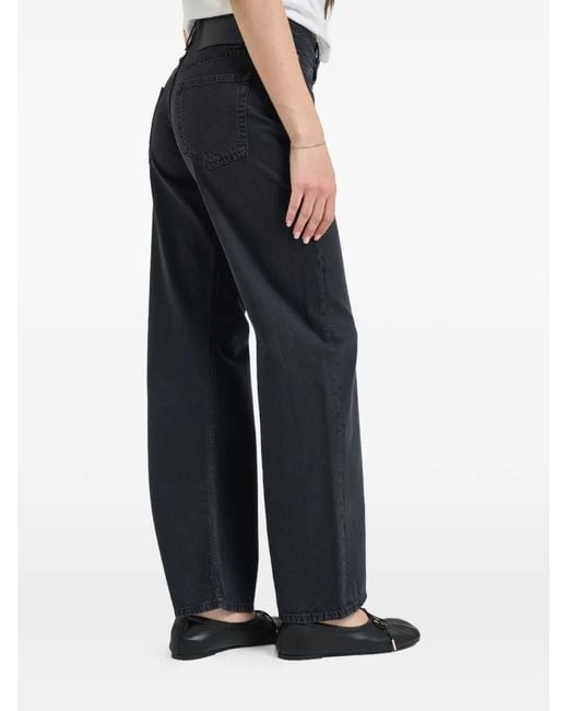 Haikure Black Wide-Leg Jeans