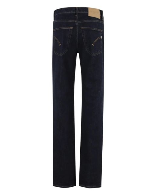 Dondup Blue Button-Fly Jeans