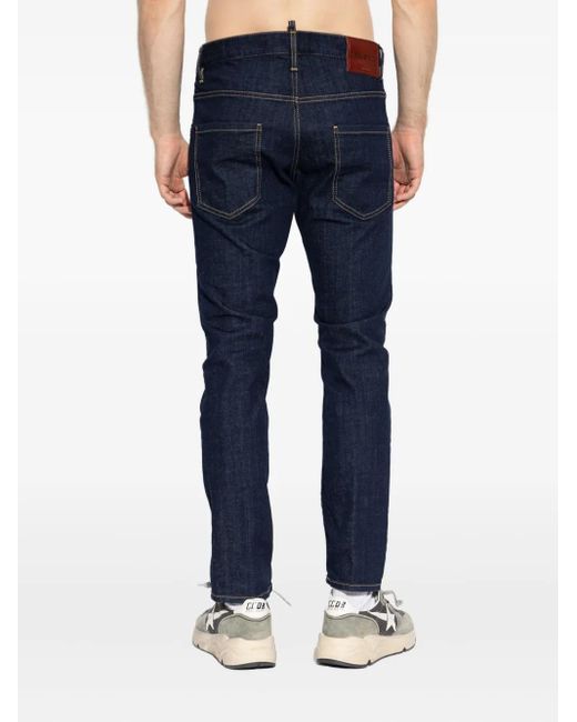 DSquared² Blue Classic Straight Leg Jeans for men
