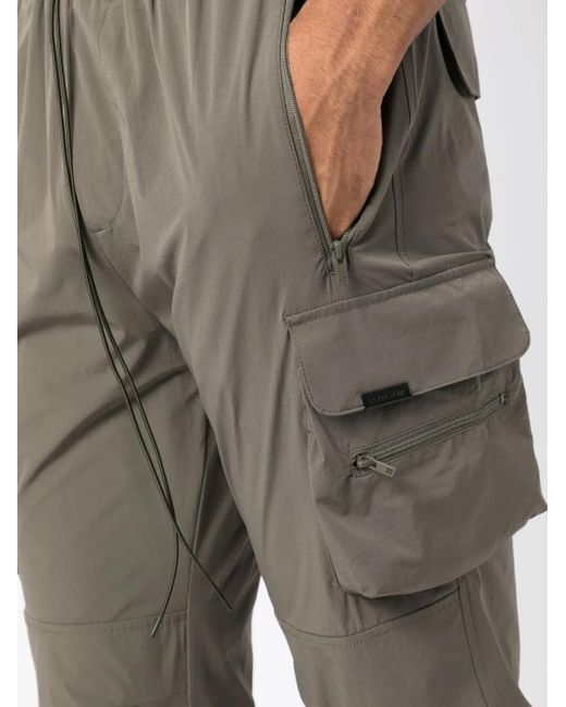 Represent Gray Drawstring-Waistband Track Pants for men
