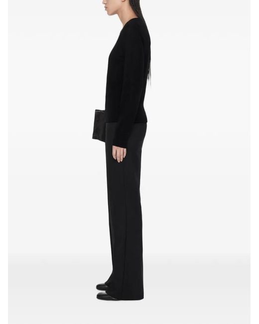 AllSaints Black Coyte Crew Sweater