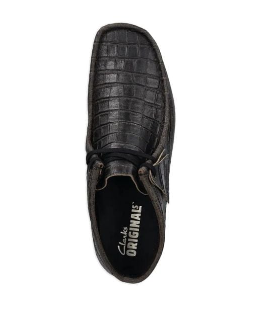 Clarks Black Wallabee Boots for men