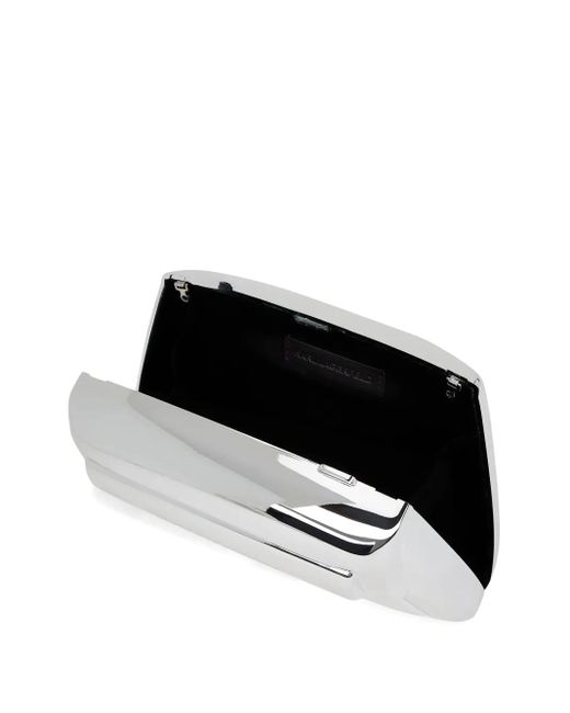 Karl Lagerfeld Gray Ikon K Clutch Bag
