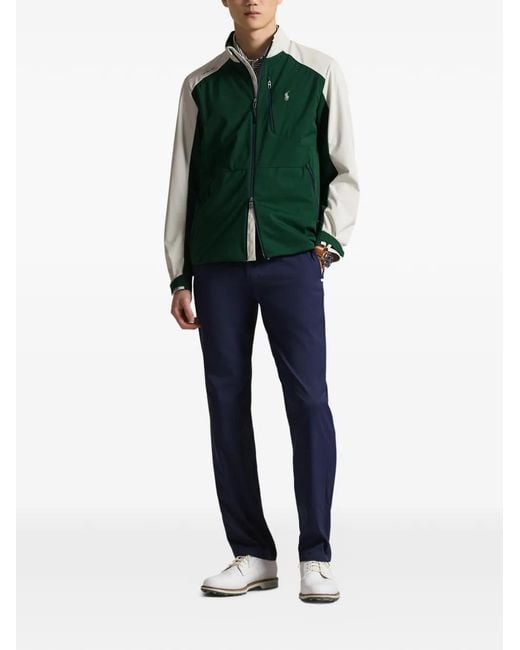 Ralph Lauren Green Colourblock-Design Jacket for men