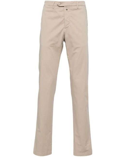 Kiton Natural Mid-Rise Chinos for men