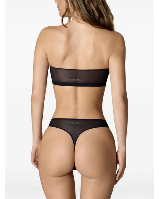 Maison Close String Met Print in het Black