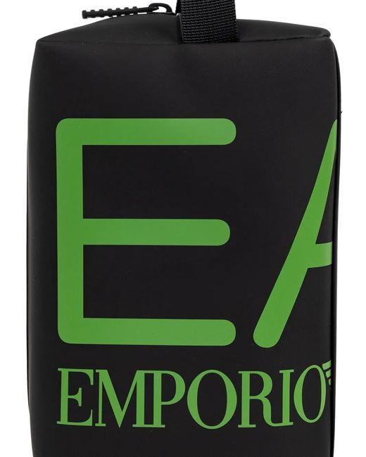 Neceser Con Logo Estampado EA7 de color Green