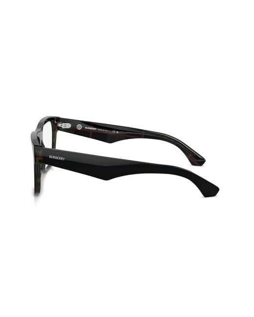 Burberry Black Square-Frame Glasses for men