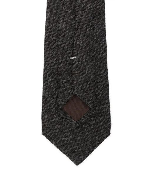 Canali White Silk Tie for men