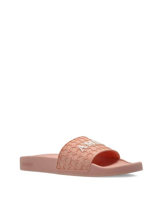 Amiri Pink Ma Quad Pool Slides