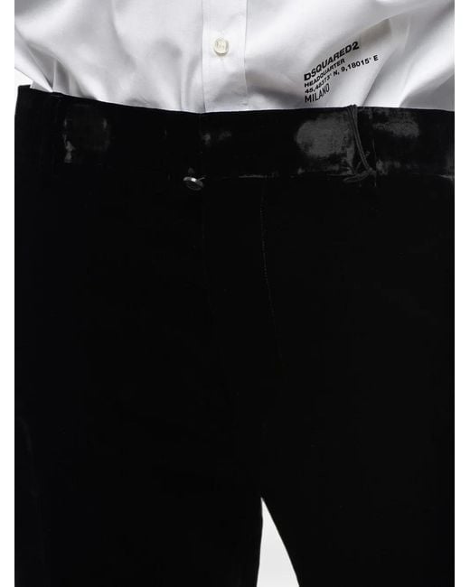 DSquared² Black Side-Pocket Trousers for men